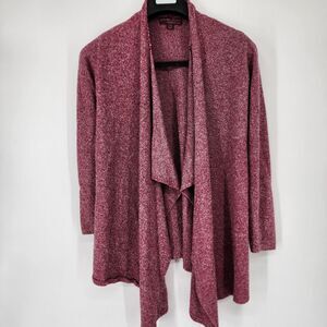 Barefoot Dreams Bamboo Chic Lite Calypso Wrap Womens S/M Pink Open Cardigan READ